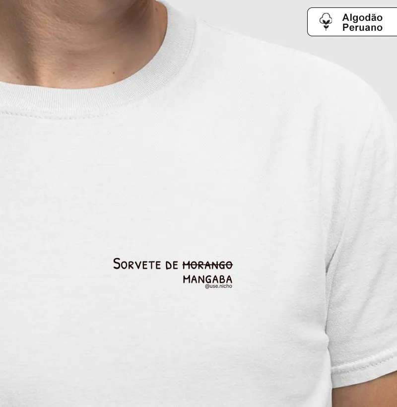 Sorvete de mangaba.
