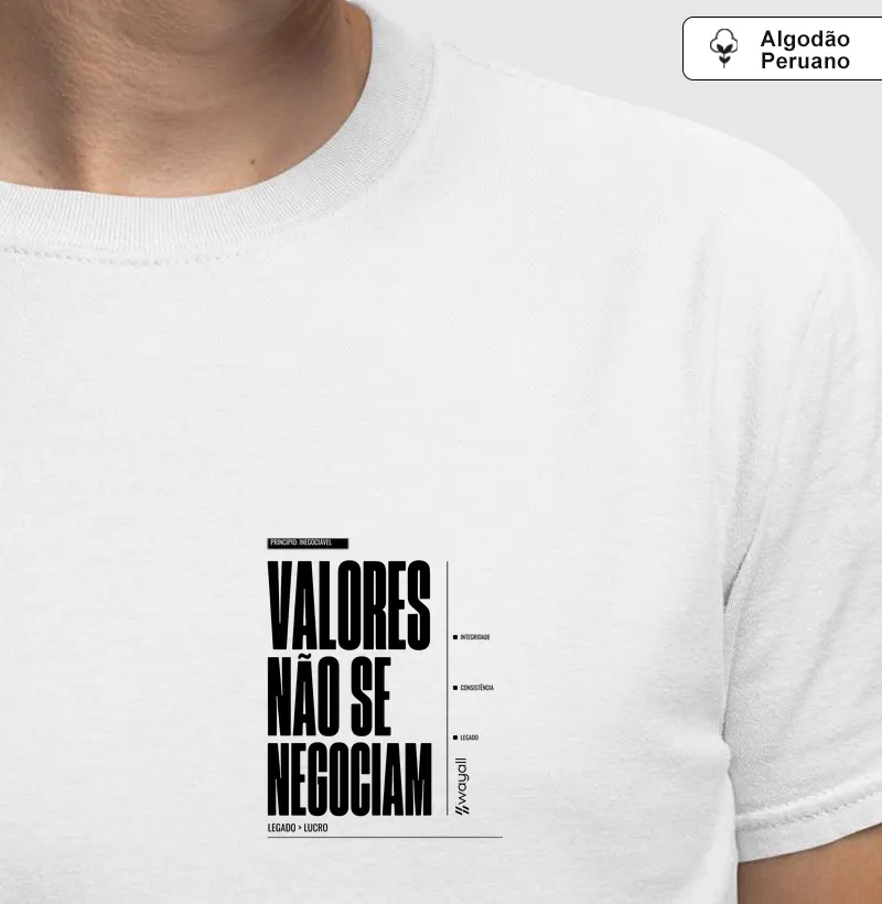 Valores não se negociam