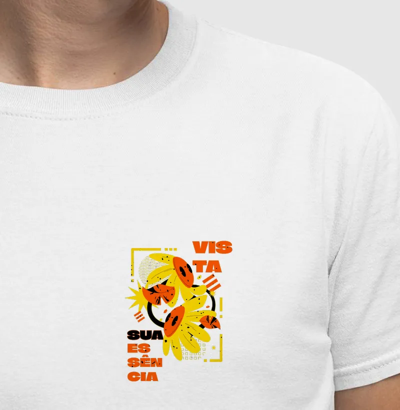 Camiseta Regular - Vista sua essência 