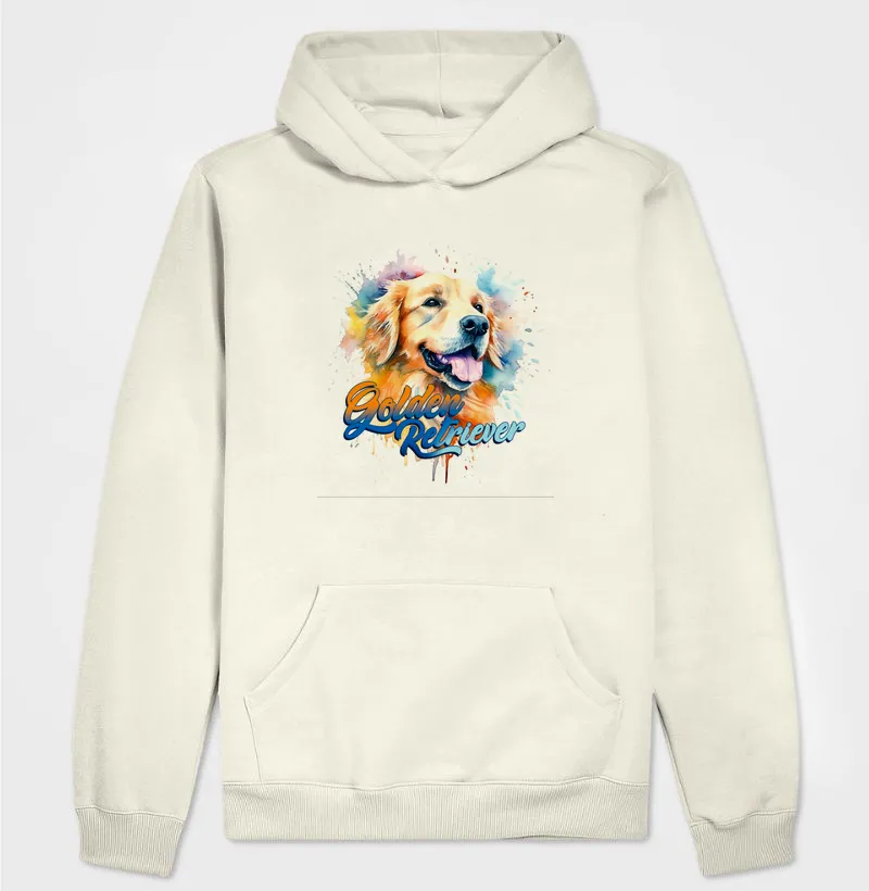 Golden Retriever Aquarela