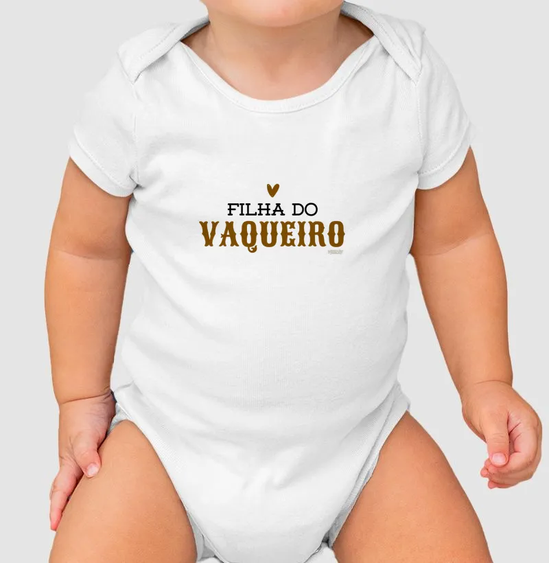 Body Infantil - Filha do Vaqueiro - Body Infantil