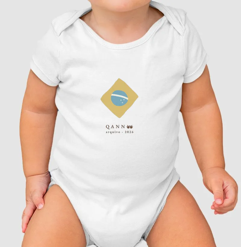 Bandeira do Brasil — Body Infantil