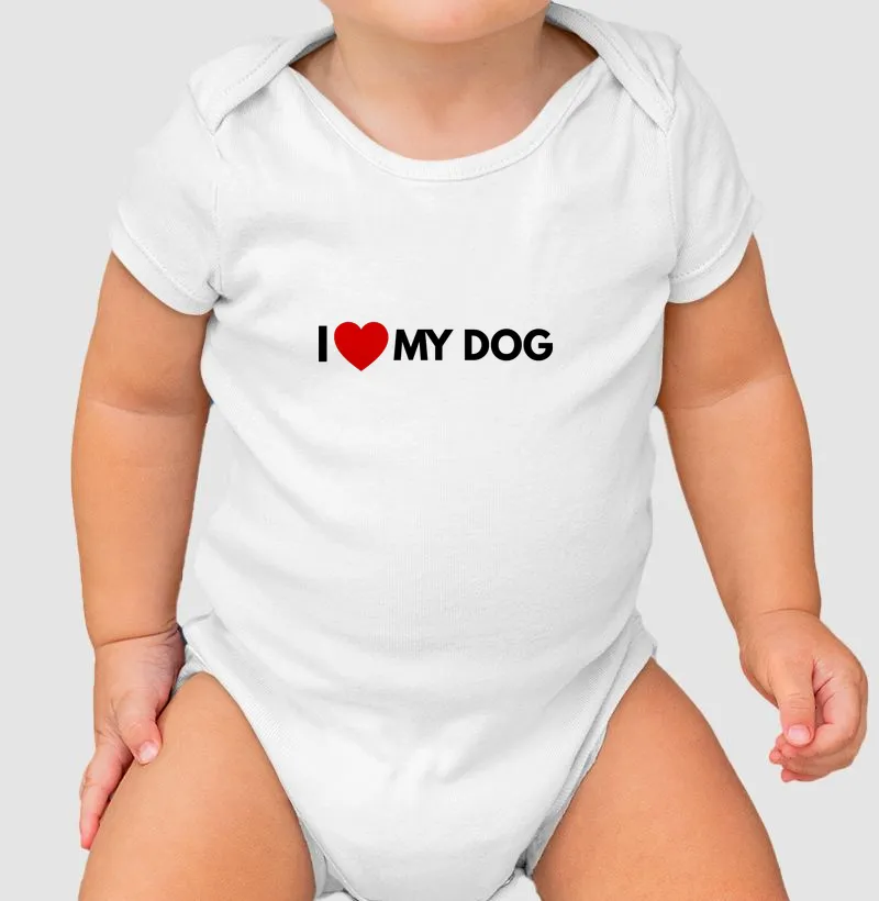 I Love my Dog (red)