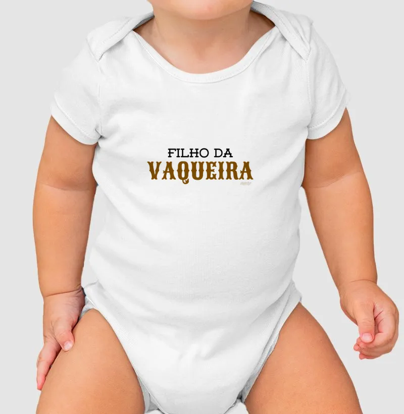 Body Infantil - Filho da Vaqueira - Body Infantil