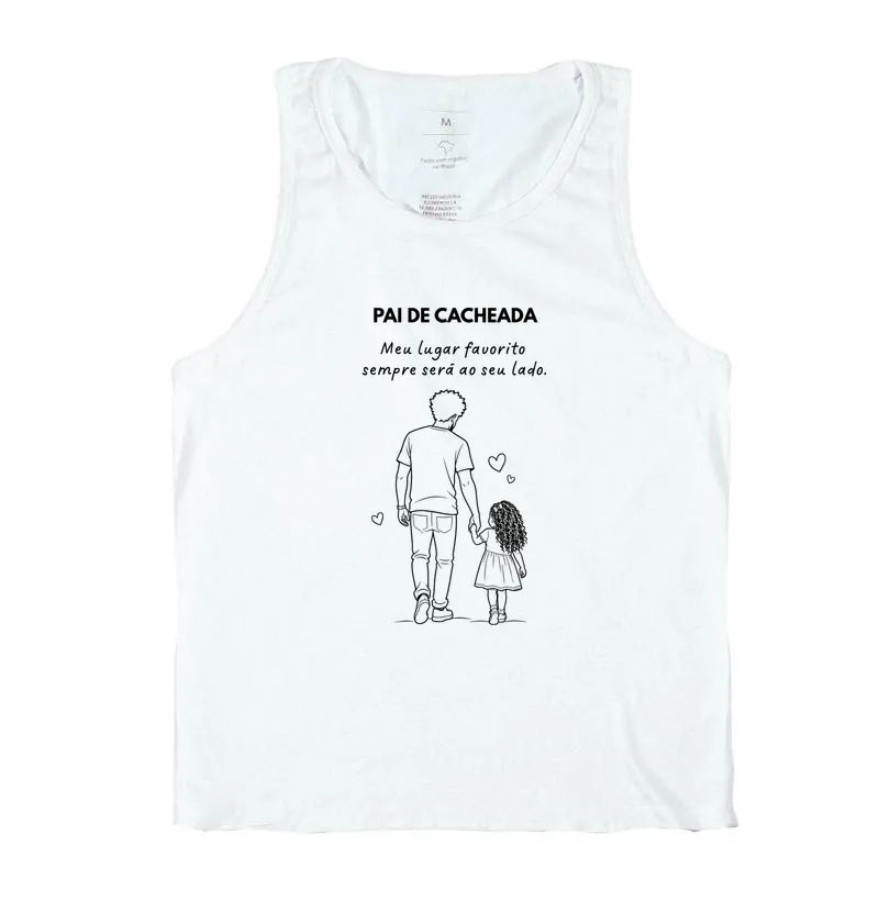 Pai de Cacheada – Meu lugar favorito sempre será ao seu lado.