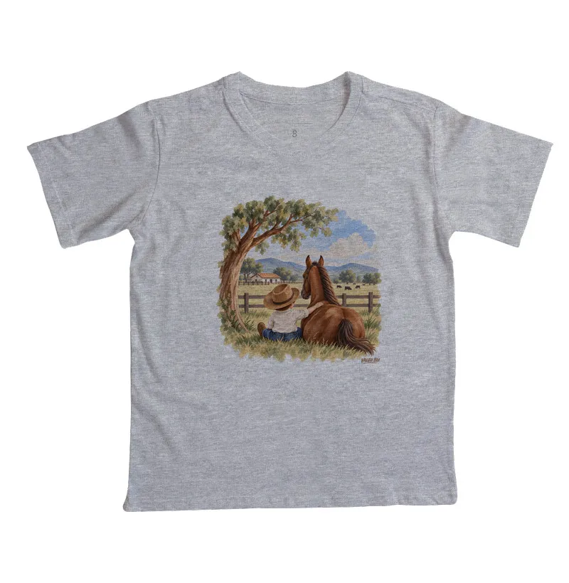 Camisa Infantil - Menino e Cavalo - Imagem 3