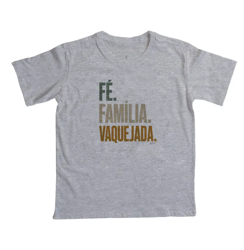Camisa Infantil - Fé. Família. Vaquejada. - Imagem 5