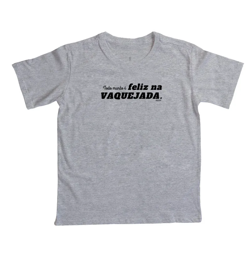 Camisa Algodão - Todo mundo é feliz na Vaquejada - Imagem 3