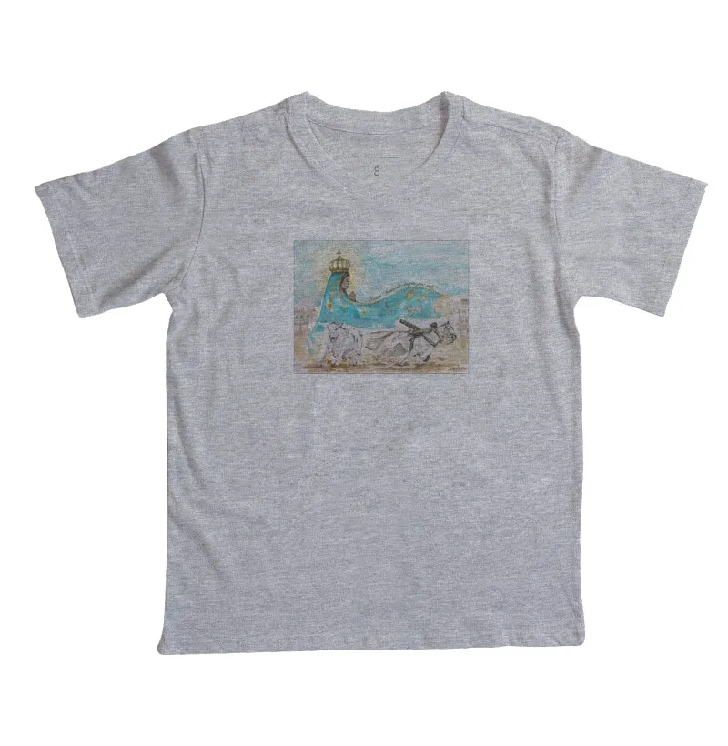 Camisa Infantil - Aquarela Nossa Senhora - Imagem 4