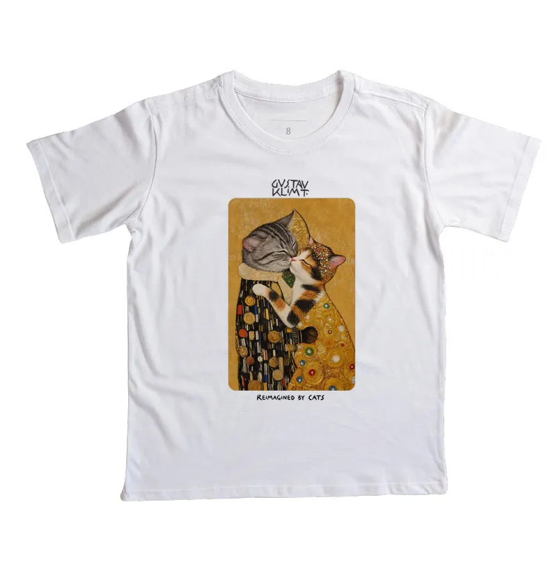O Beijo felino V.2 - Gustav Klimt - Imagem 2