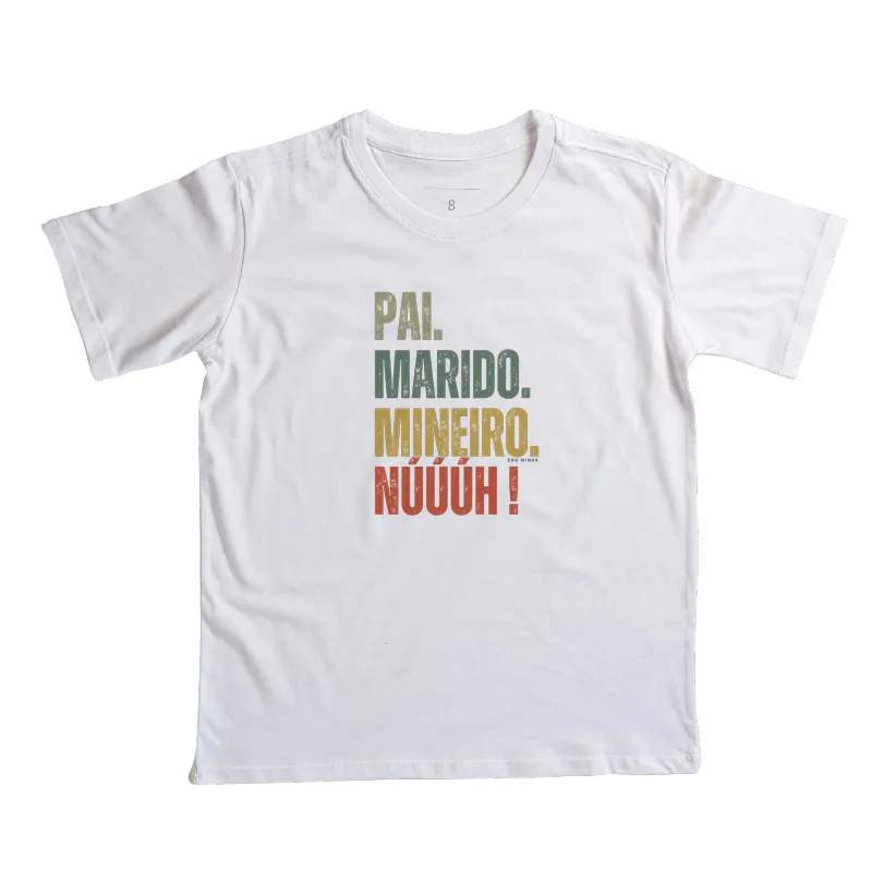 Camiseta Pai Marido Mineiro | Tripla Identidade - Tamanho infantil - Imagem 4