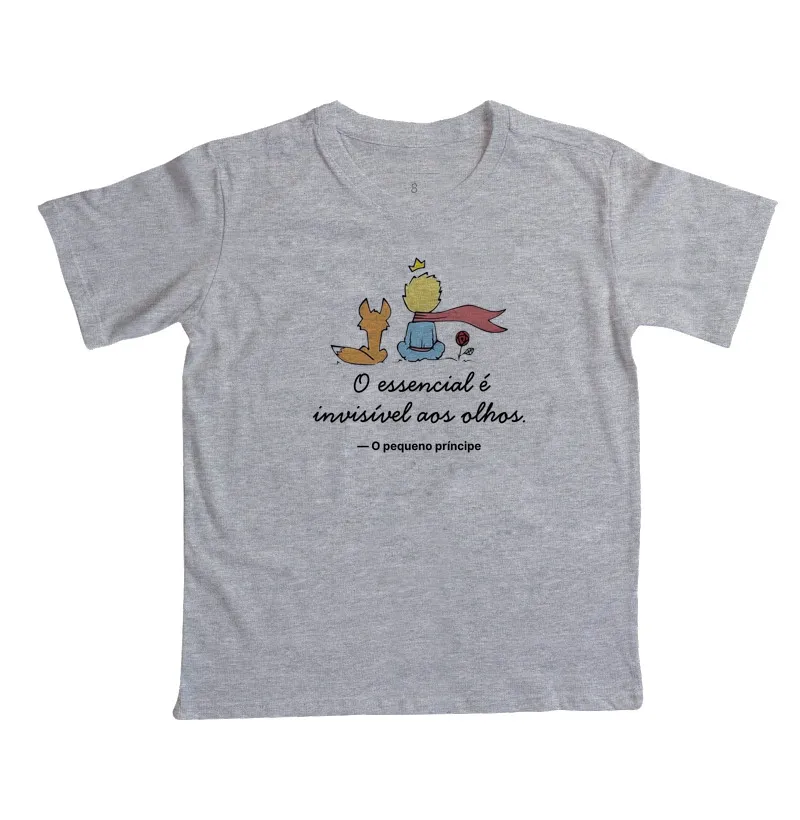 Camiseta Infantil O Pequeno Príncipe — O essencial é invisível aos olhos - Imagem 3