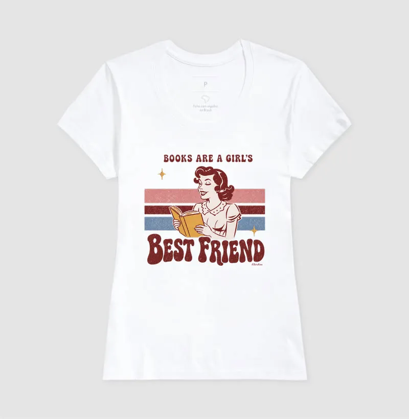Camiseta Books Are a Girl’s Best Friend - Imagem 5