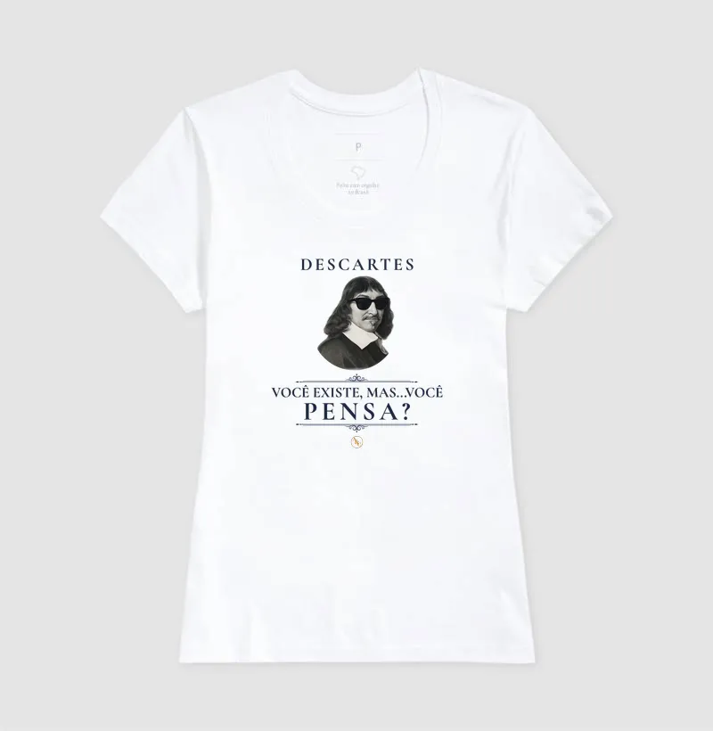 COGITO 2.0 - Camiseta Filosófica René Descartes - Imagem 8