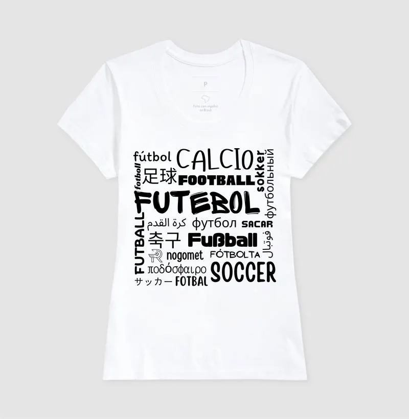 FUTEBOL Idiomas - Escrita cor Preta - Imagem 3