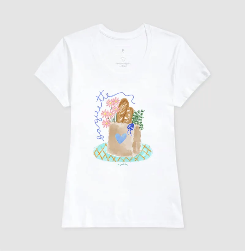 Tshirt baguette - Imagem 3