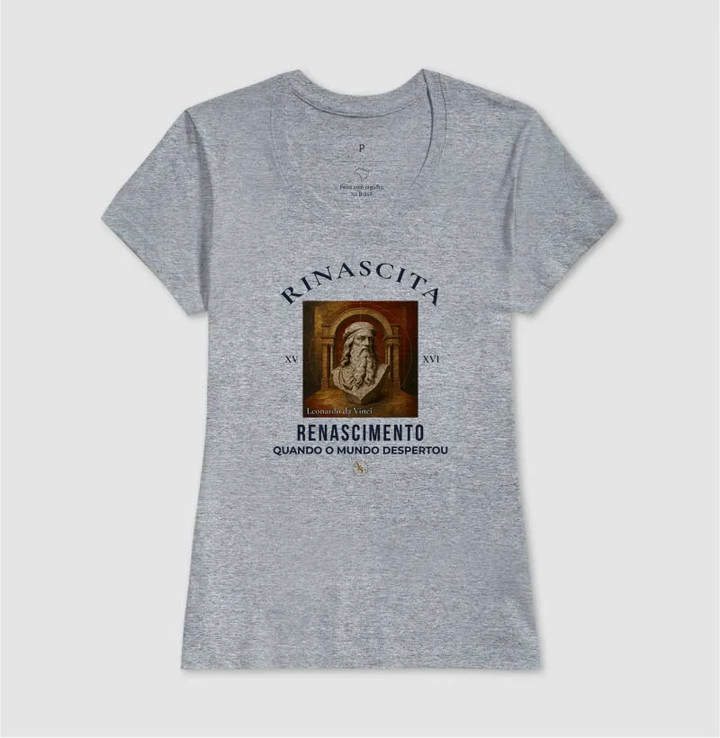 Camiseta Rinascita — O Renascer do Pensamento (Arte & Compor) - Imagem 12