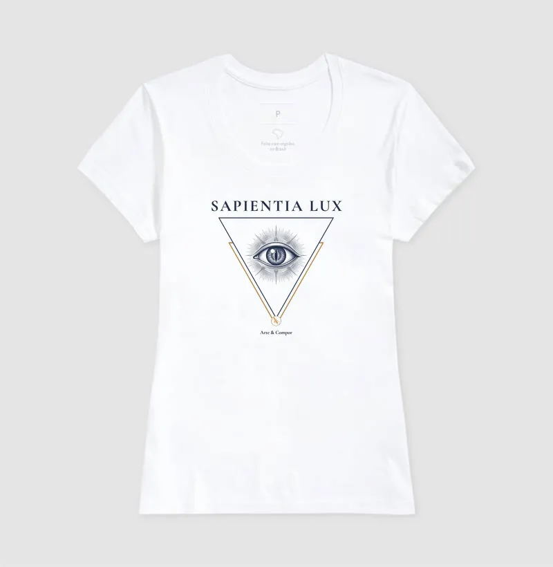 Camiseta A Sabedoria - Clara Visão da Verdade - Imagem 8