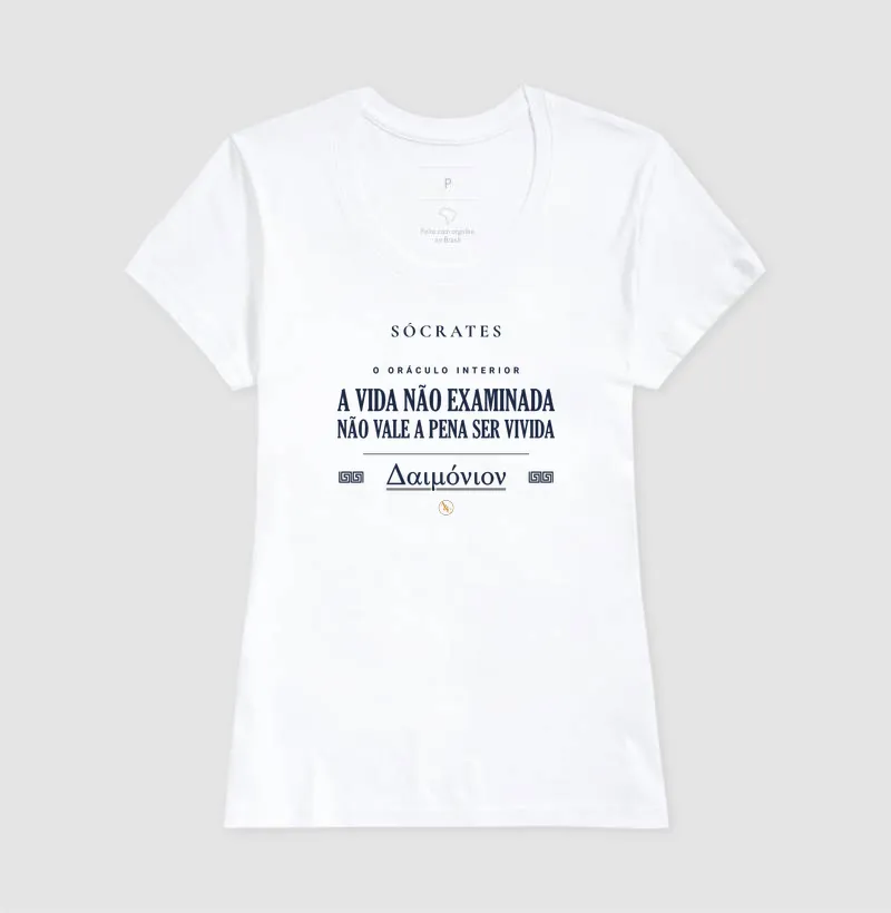 Camiseta Filosófica O Oráculo Interior | Sócrates - Imagem 8
