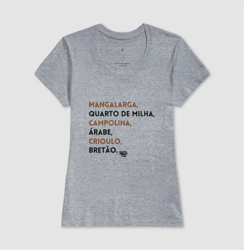 Camiseta Raças de Cavalo Equinos Veterinária Grande Porte Algodão - Fauna Way - Imagem 9