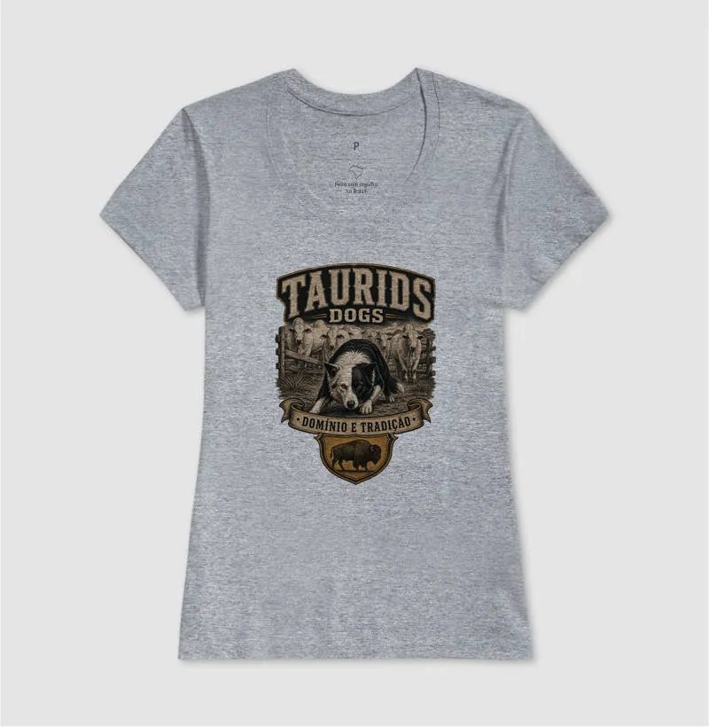 CAMISETA TAURIDS DOGS DOMINIO E TRADIÇÃO BORDER  - Imagem 9