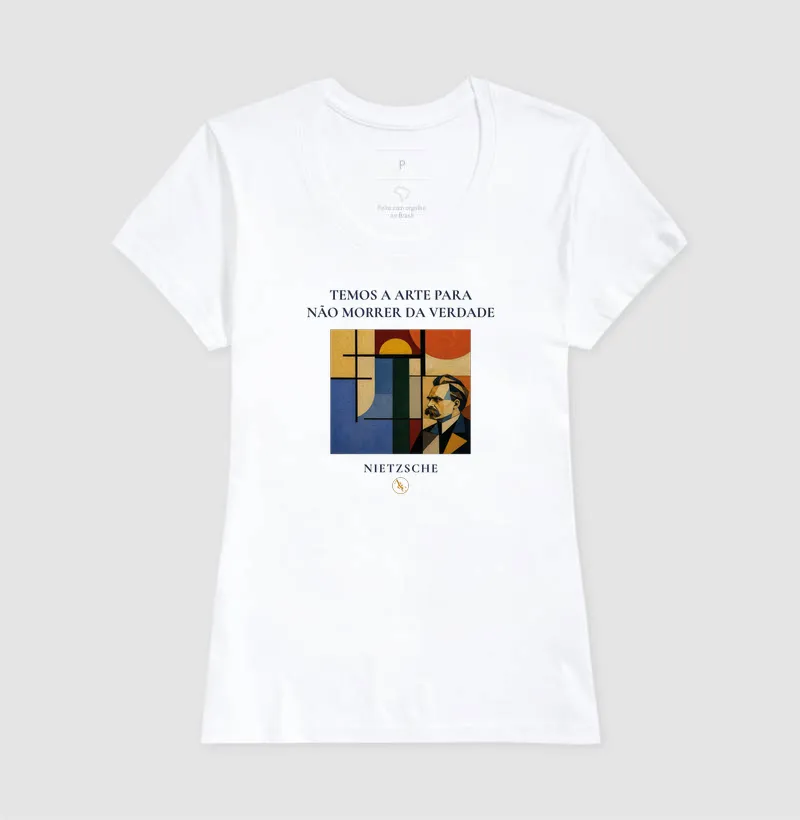 Camiseta A Arte de Não Morrer - Nietzsche - Imagem 8