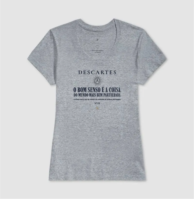 Camiseta O Bom Senso | Descartes & Discurso do Método - Imagem 12