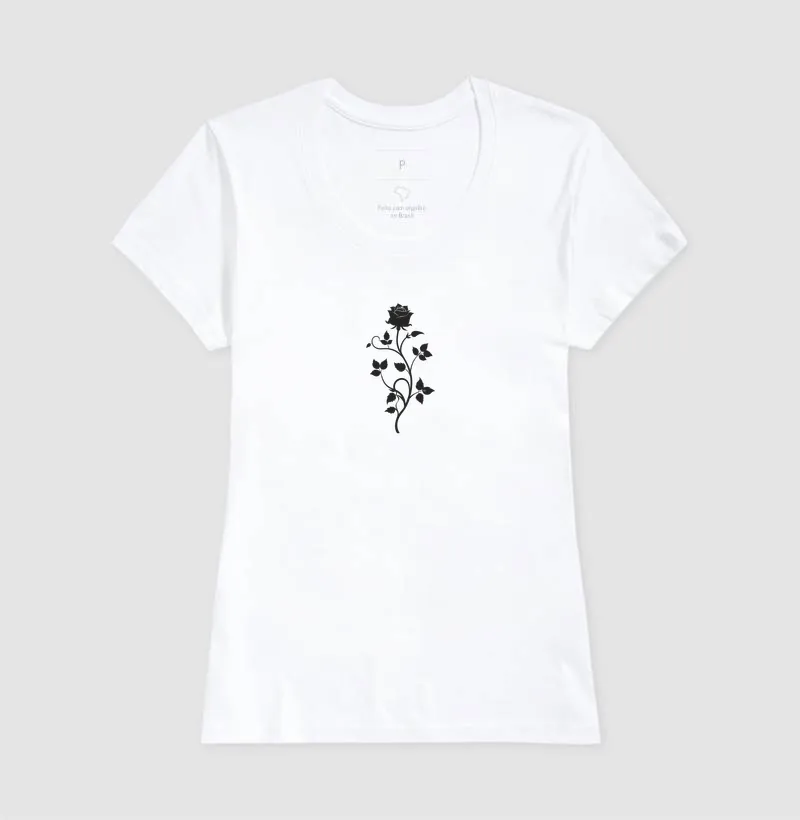  Rosa Negra Minimalista Maria Patuá - Imagem 5