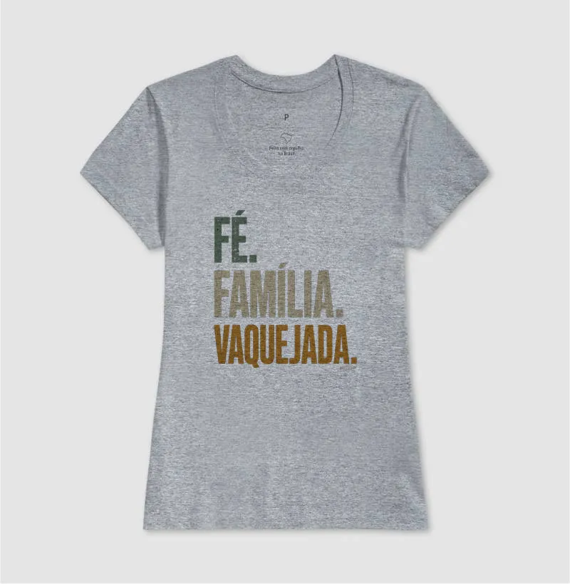 Camisa Algodão - Fé. Família. Vaquejada. - Imagem 10