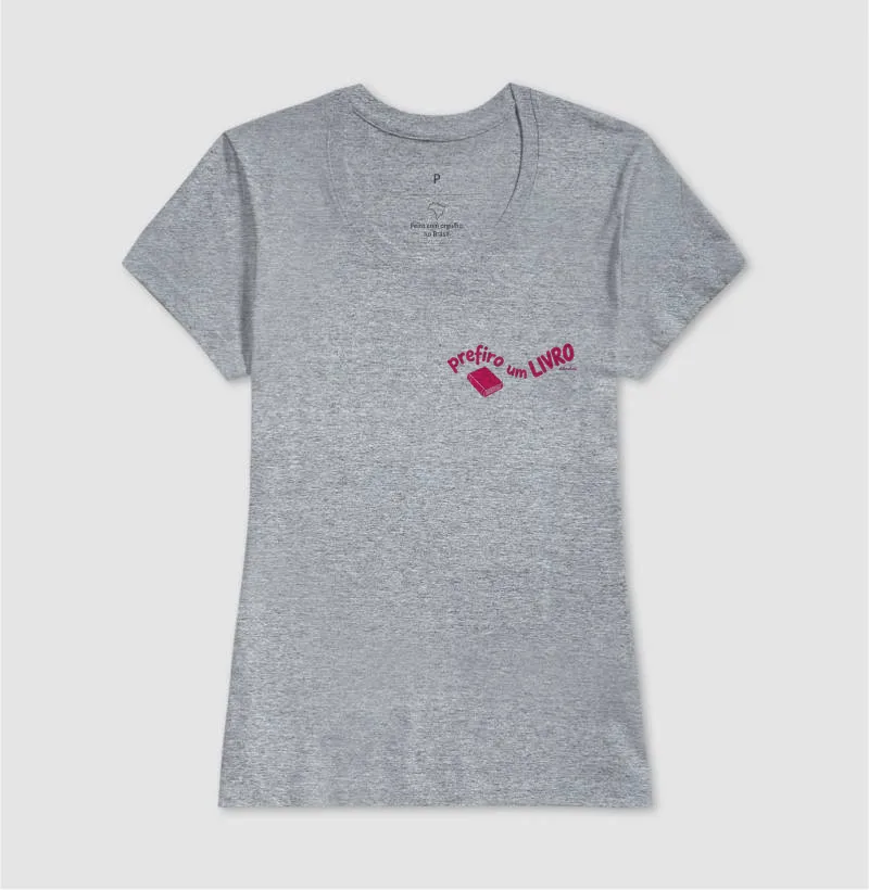 Camiseta Prefiro um Livro - Imagem 9