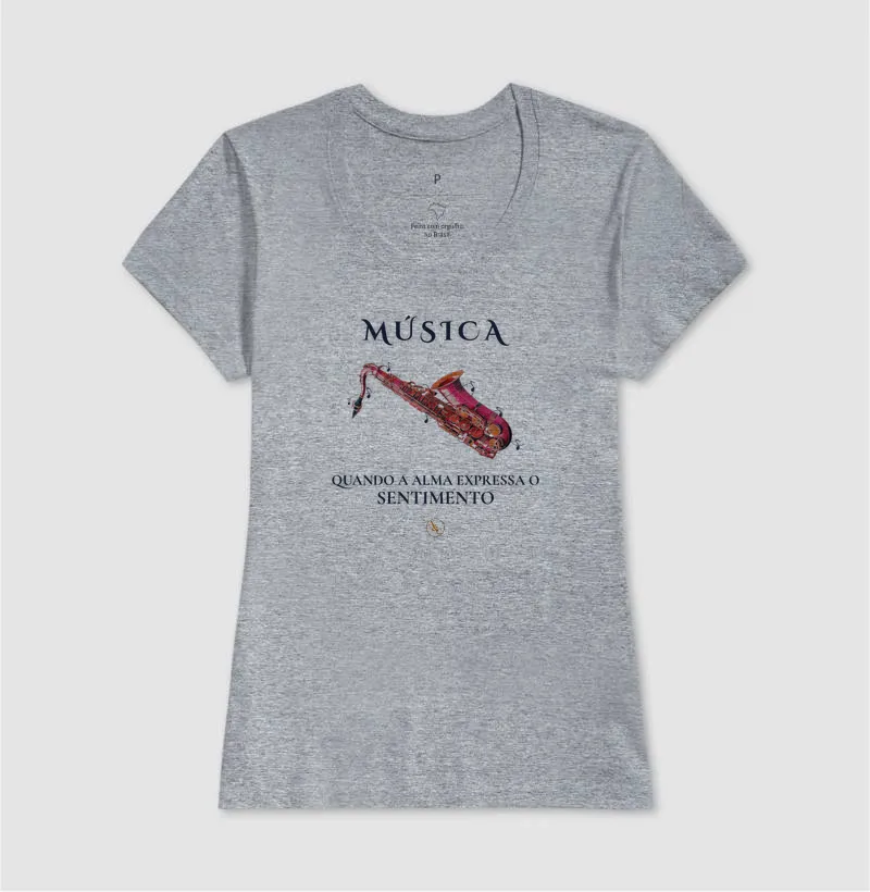 Camiseta Música, o Sentimento da Alma | Arte para Vestir - Imagem 12