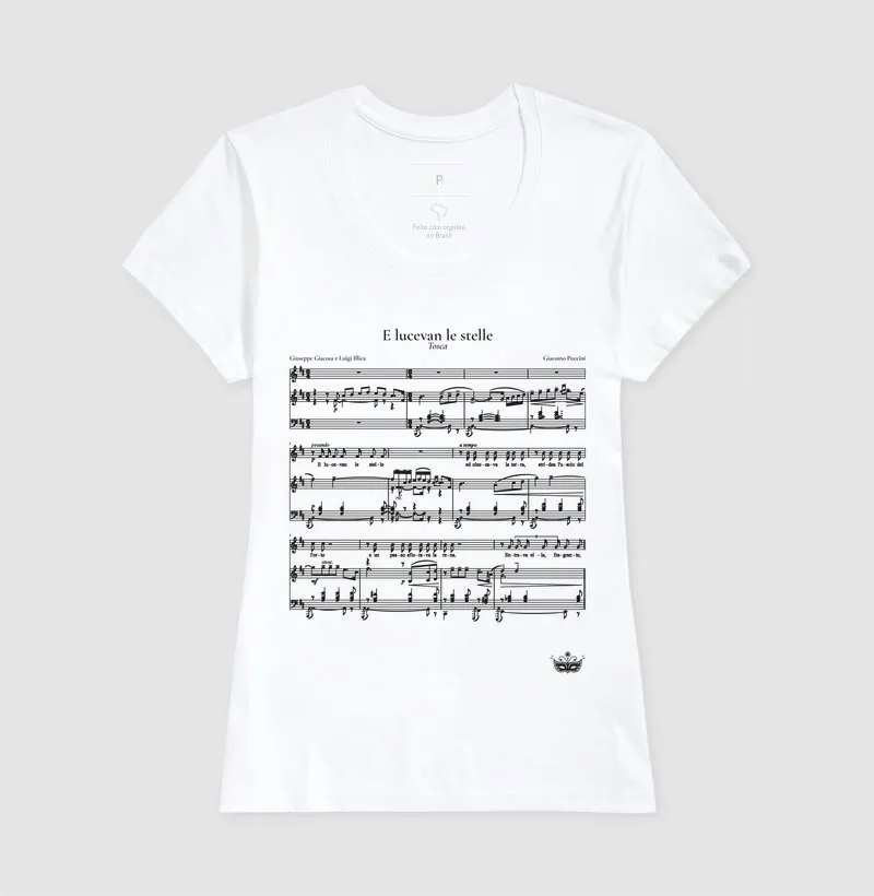 E lucevan le stelle - Tosca | Camiseta de Ópera - Imagem 5