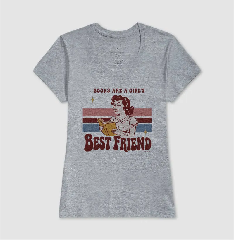 Camiseta Books Are a Girl’s Best Friend - Imagem 9