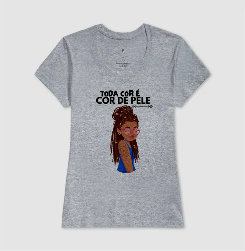 Camiseta Toda Cor é Cor de Pele - Imagem 12