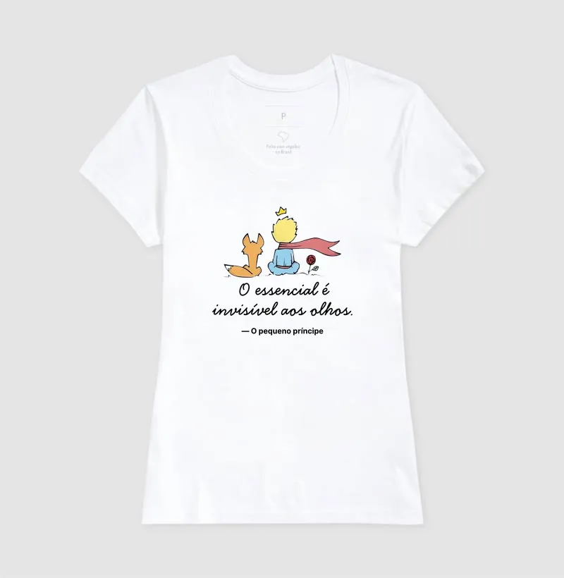 Camiseta O Pequeno Príncipe - O essencial é invisível aos olhos - Imagem 3