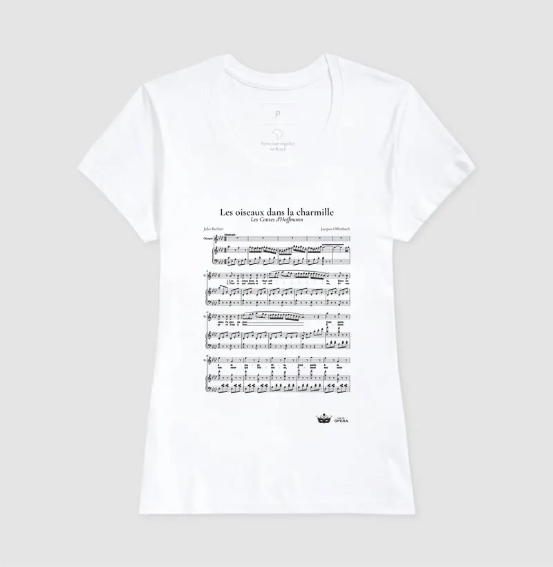 Les oiseaux dans la charmille - Hoffmann | Camiseta de Ópera - Imagem 5