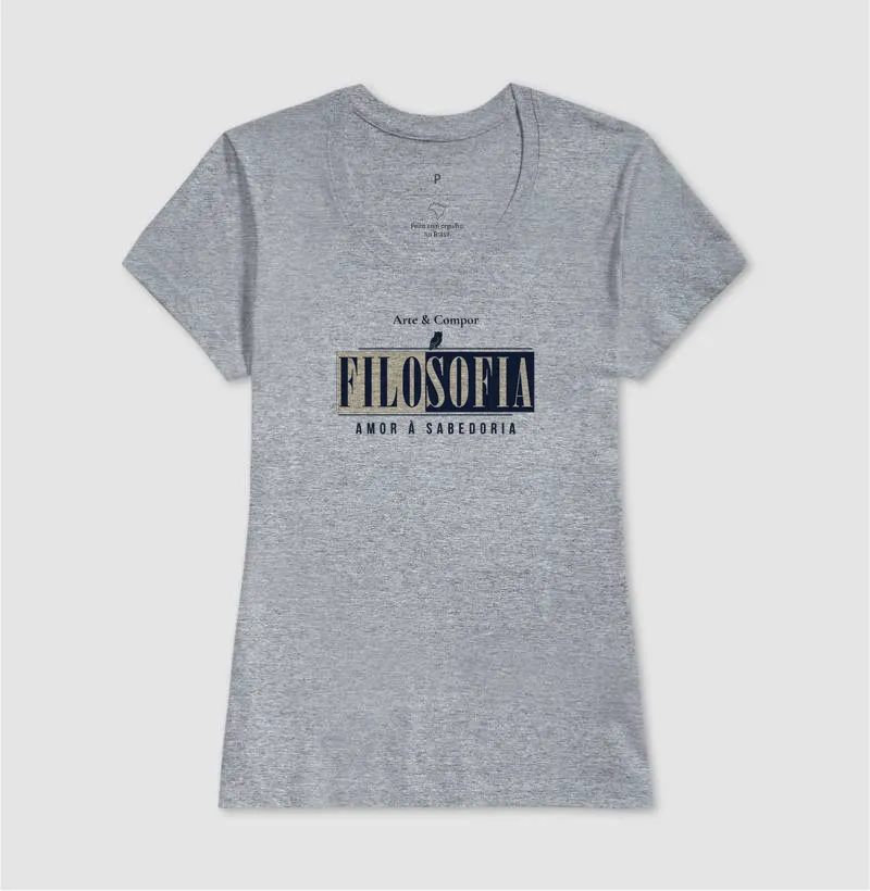 Camiseta Amor à Sabedoria – Filosofia para Quem Pensa - Imagem 12