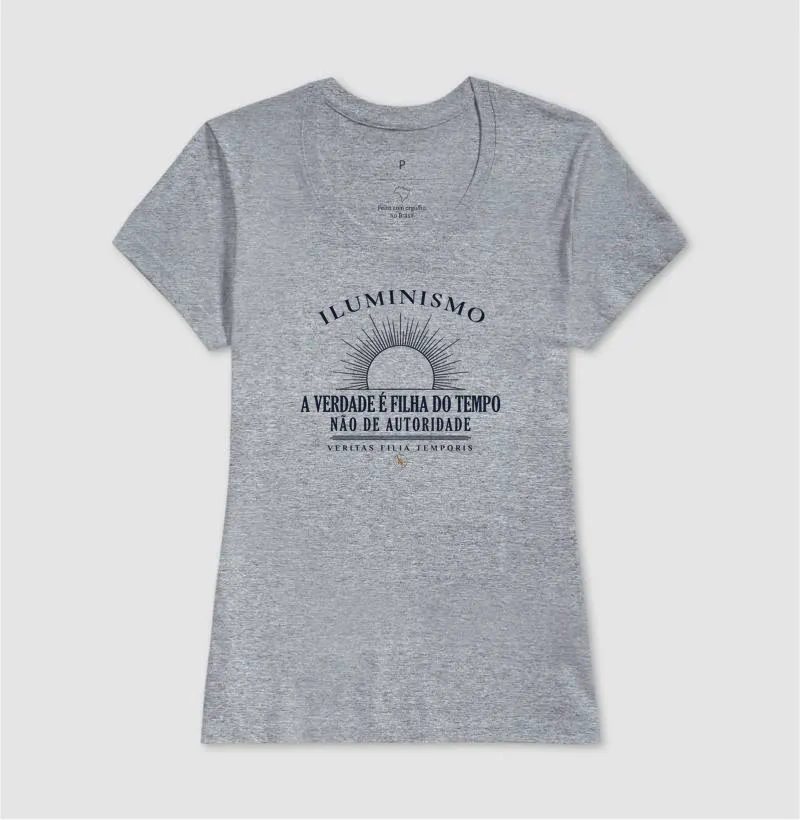 Camiseta O Sol da Razão — Iluminismo | A Verdade é Filha do Tempo - Imagem 12