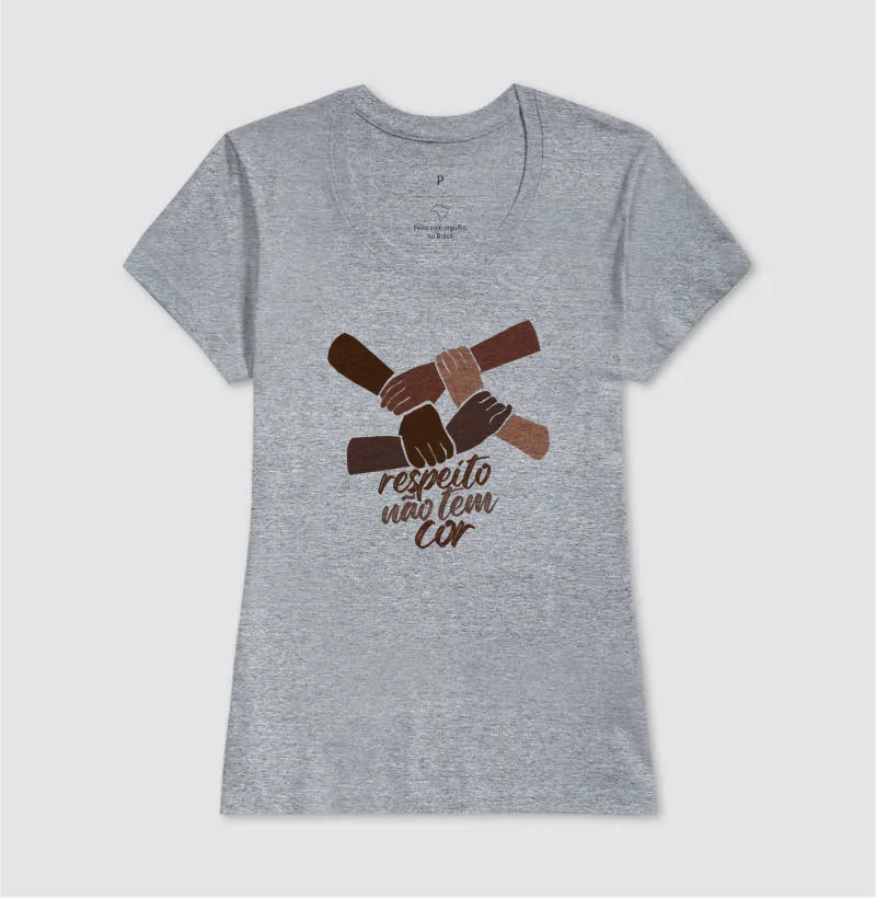 Camiseta Respeito Não Tem Cor - Imagem 12