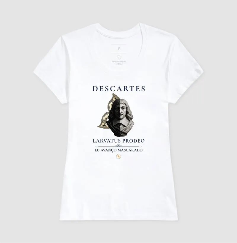Camiseta A Máscara da Razão | Descartes - Imagem 8
