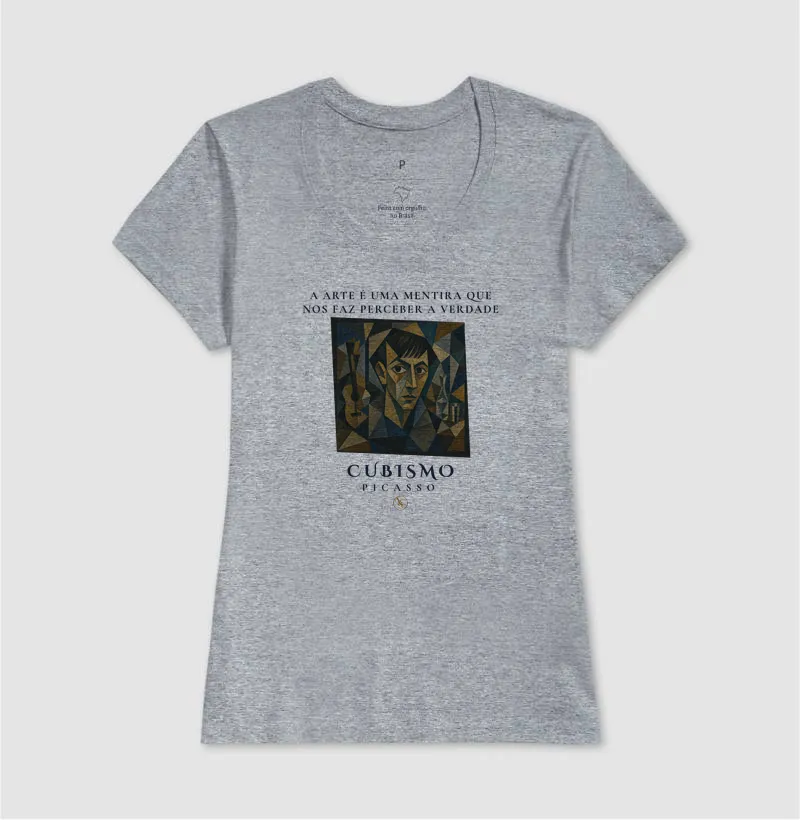Camiseta Desconstrua o Olhar | Arte Moderna Inspirada em Picasso - Imagem 12