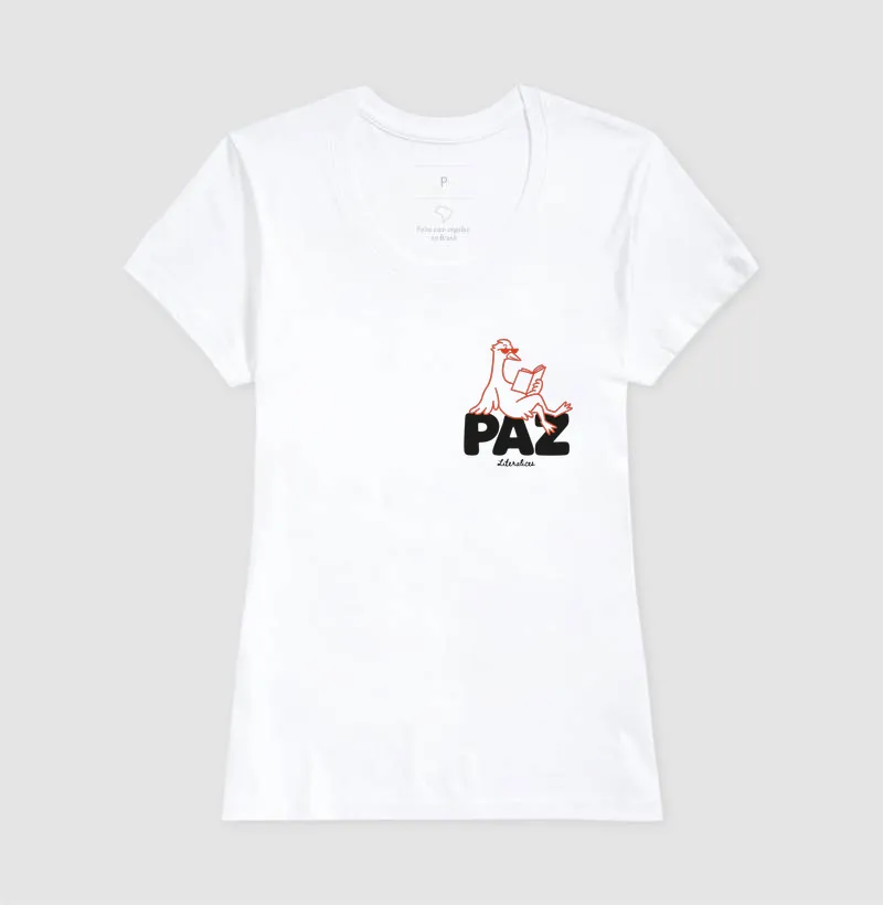 Camiseta Paz — Pato Leitor - Imagem 5