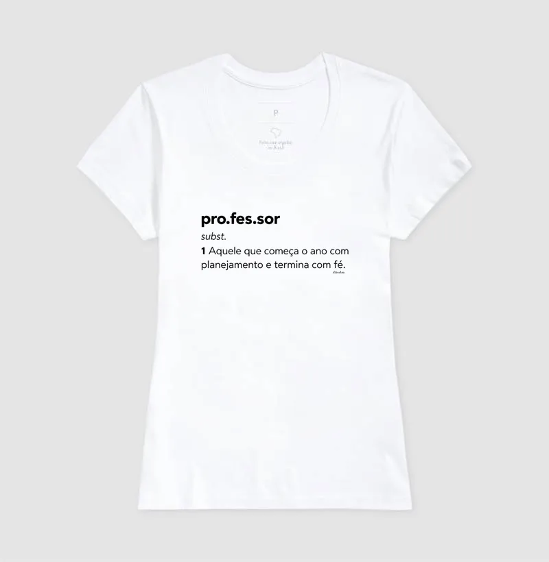 Camiseta Professor — Planejamento e Fé - Imagem 5
