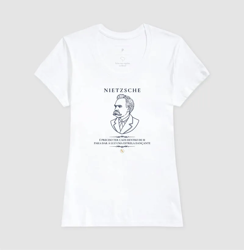 Camiseta Dançar no Abismo - Friedrich Nietzsche | Filosofia & Atitude - Imagem 8