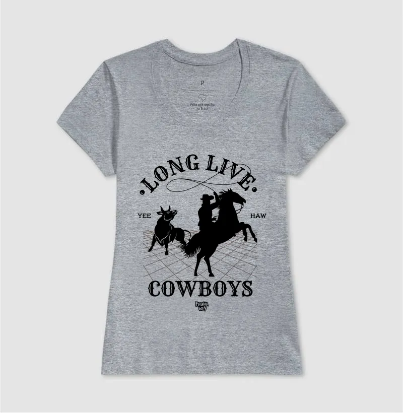Camiseta Vida Longa aos Cowboys Cavalo Country Veterinária Algodão - Fauna Way - Imagem 9