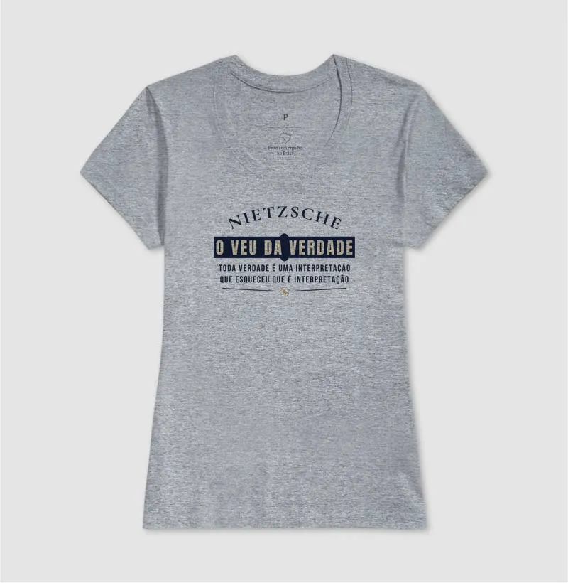 Camiseta Filosófica Nietzsche | Estampa O Véu da Verdade - Imagem 12