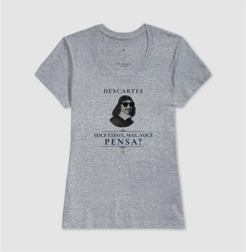 COGITO 2.0 - Camiseta Filosófica René Descartes - Imagem 12