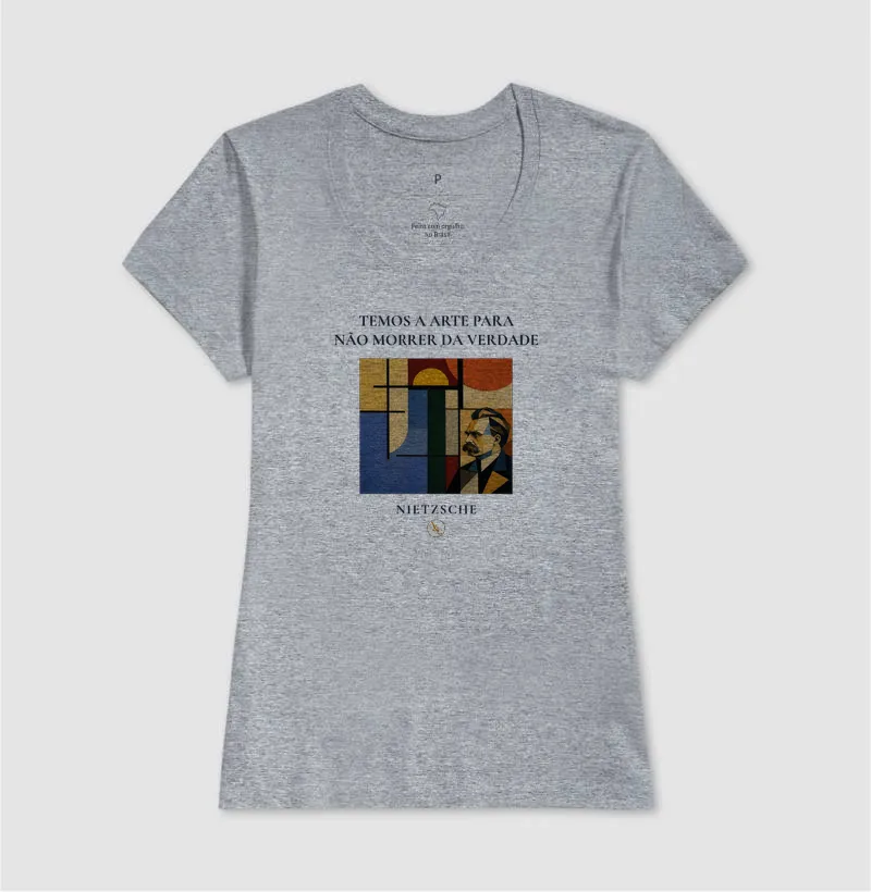 Camiseta A Arte de Não Morrer - Nietzsche - Imagem 12
