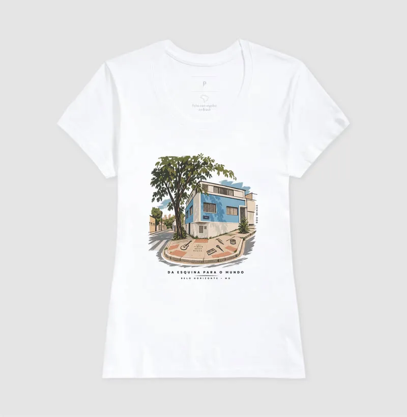 Camiseta Da Esquina Pro Mundo | Música de Minas | Memória das Gerais - Imagem 8