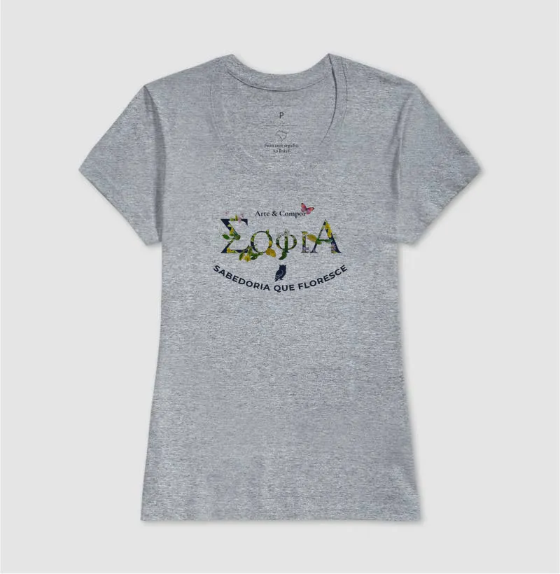 Camiseta SABEDORIA FLORESCENTE | Coleção Autoral Arte & Compor - Imagem 12